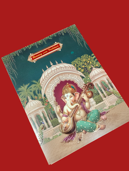 Royal Bride Groom Wedding Invitation Card (111024) thumbnail 3