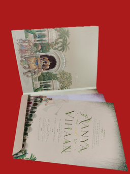 Royal Bride Groom Wedding Invitation Card (111024) thumbnail 4
