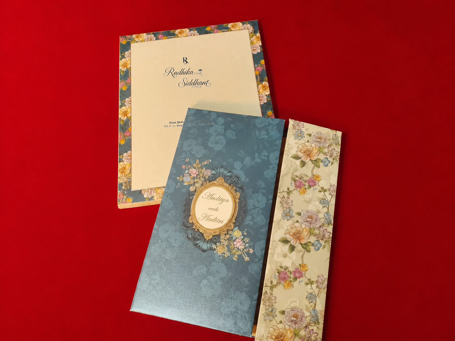 Royal Elephant Baraat Wedding Invitation Card (111026)