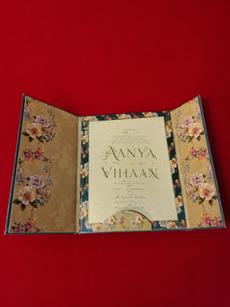 Royal Elephant Baraat Wedding Invitation Card (111026) thumbnail 3