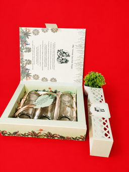 Cream and Sage Green Arch Wedding Card Box with Peacock Motifs (B-0122) thumbnail 4