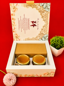 Royal Palace Garden Theme Wedding Invitation Box with Monogram Seal (B-0524) thumbnail 5